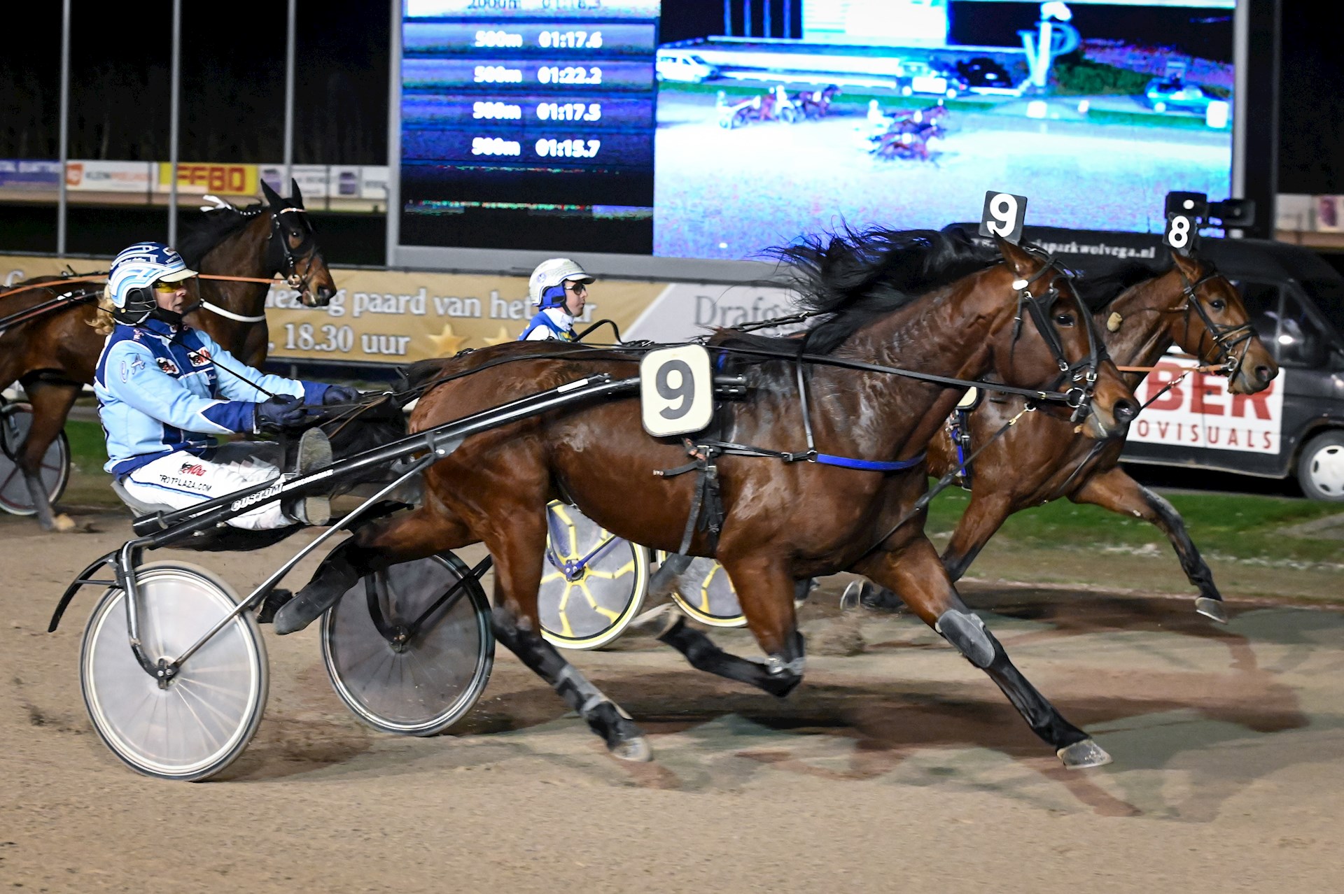 Gelsenkirchen vandaag, vierde plaatsen voor Havana, Hasta en Duc, Gabor vijfde en Knocks zesde