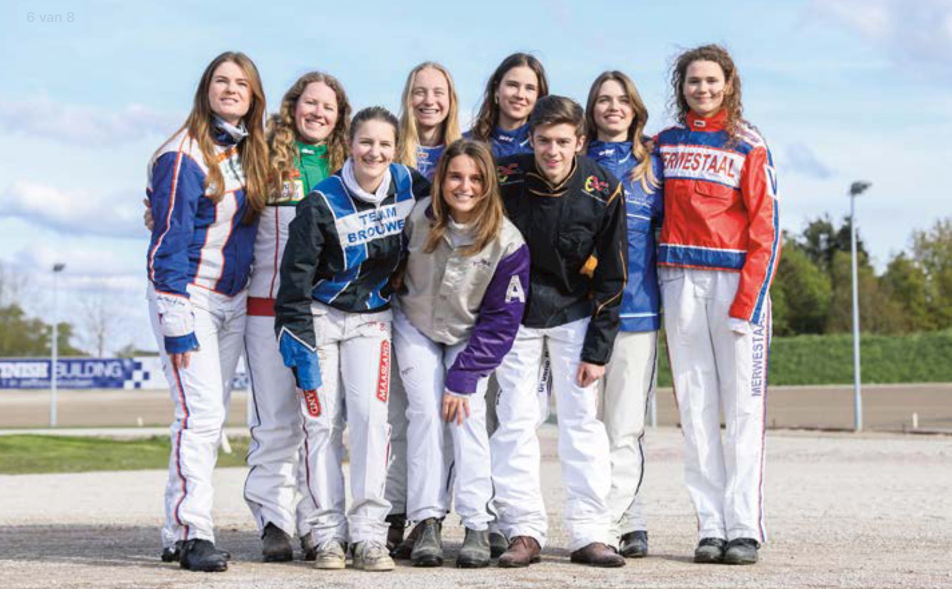 Estee en Nienke zesde en zevende in de Peerdepietenkoers, met Cassidy en Fado.